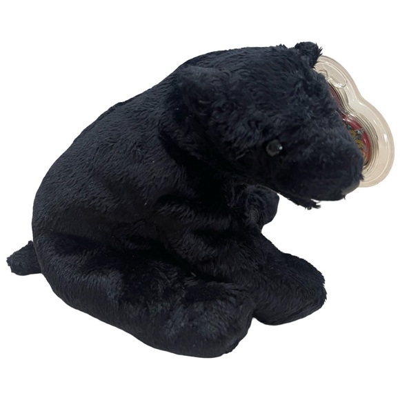 Ty Beanie Baby CINDERS the Black Bear 2000 Collectible Retired Plush Stuffed - Picture 4 of 8